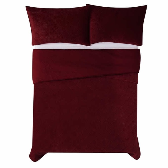 Future Soft Embroidered Velvet King Quilt Set,3-Pc - Picture 9 of 16